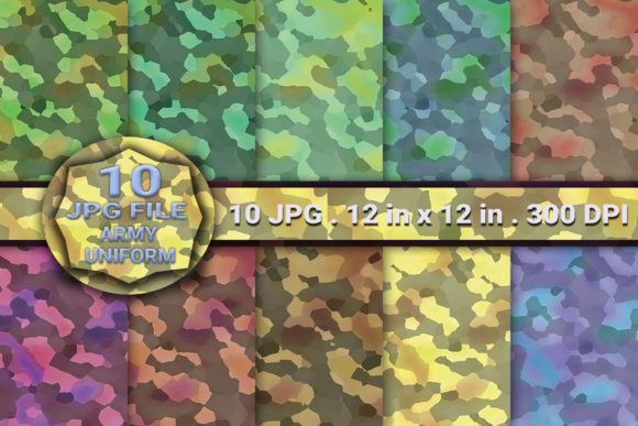 Camouflage Army Uniform Patterns Texture
