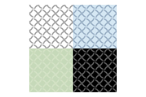 Checkered Leaf Patterns for Modern Design