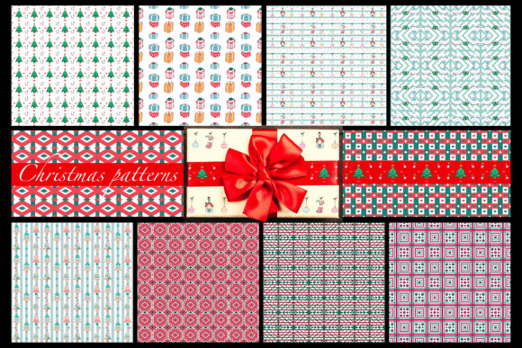 Christmas Patterns 10 Digital Paper: A Versatile Asset for Holiday Design Projects