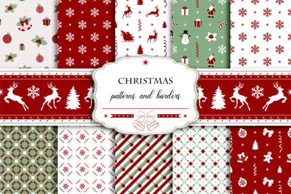 Christmas Patterns and Borders
