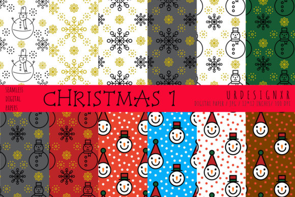 Christmas1 Seamless Patterns: Creative Holiday Projects Made Simple