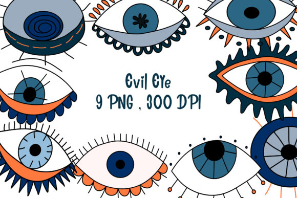 Evil Eye Clipart and Patterns: A Versatile Design Resource for Creatives and Entrepreneurs