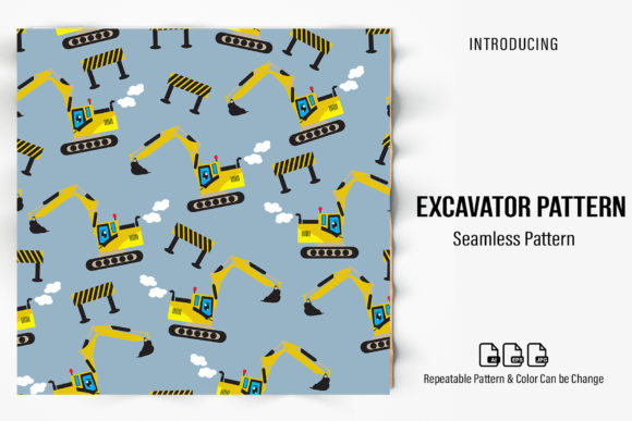 Excavator Patterns: A Digital Asset for Real-World Creative Projects