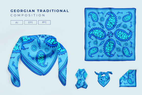 Georgian Traditional Patterns & Vector Ornaments