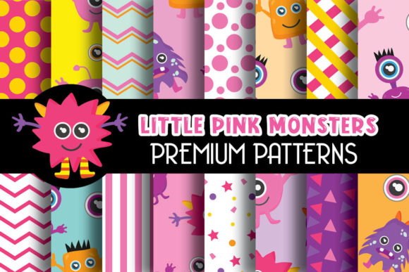 Little Monsters Pink Digital Patterns: A Complete Guide to Creative Design Assets