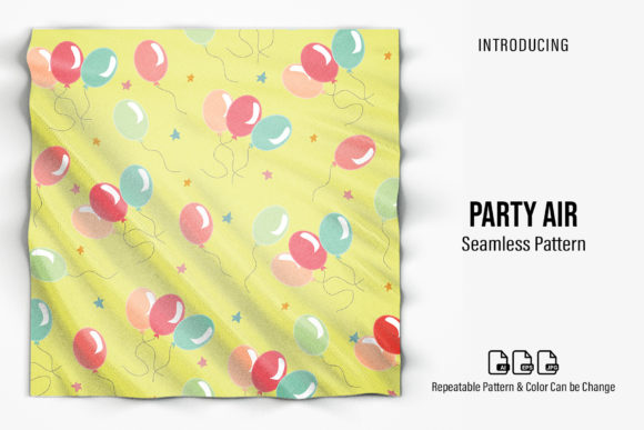 Party Air Patterns: Elevate Your Creative Projects with Repeatable Digital Paper