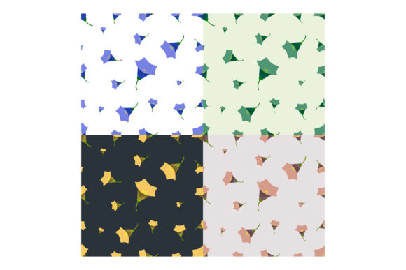 Seamless Patterns with Flower Bell: A Practical Review of Cartoon-Style Vector Ornaments for Fabric and Decoration