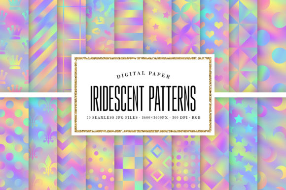 The Allure of Iridescent Seamless Patterns in Modern Design